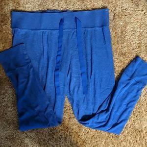 Full length purple jogger lounge pants